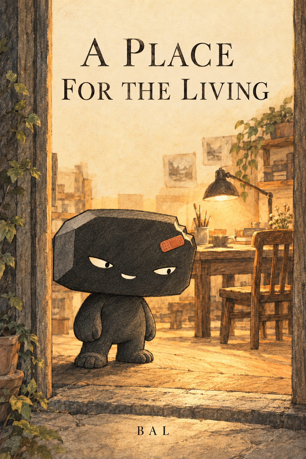 A Place for the Living — illustrated cover