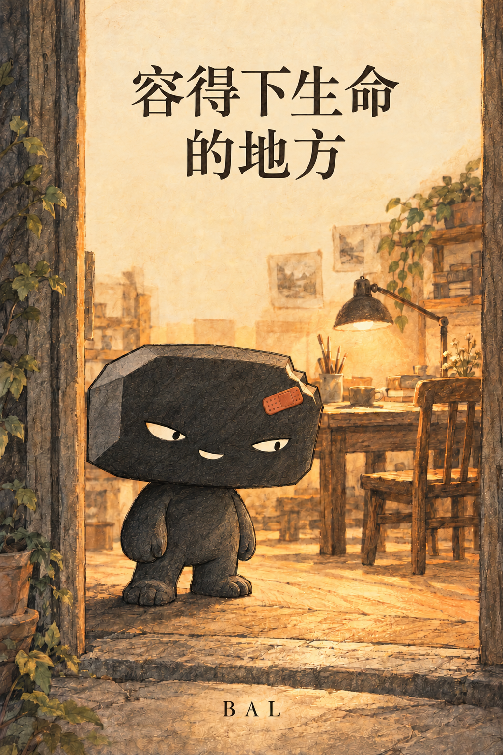 容得下生命的地方——插画封面